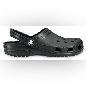 New unisex adult CROCS Black Slip-On Clogs 9 10
